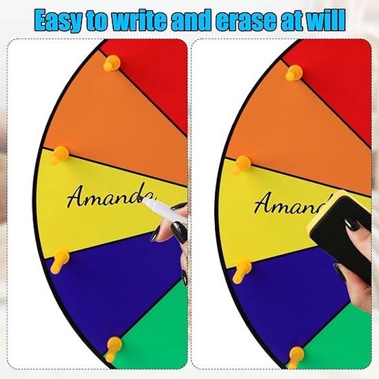 Rad van Fortuin - Draairad - Spel - Draaiwiel - Bingo - Gezelschapspel van Merkloos	 — afbeelding 3