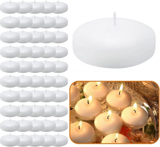 Drijvende kaarsen, zwart, 20 stuks, drijvende kaarsen, waterkaarsen, drijvende kaarsen, ongeparfumeerde drijvende kaarsen, theelichtkaarsen voor bruiloftspool, Valentijnsdagbad, kerstdecoratie