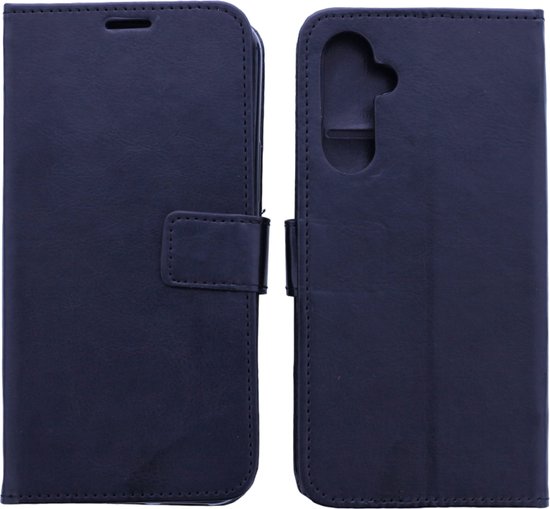 Bookcase Convient pour : Samsung Galaxy A16 - Zwart - étui portefeuille - Book Cover + 3x Film de protection d'écran
