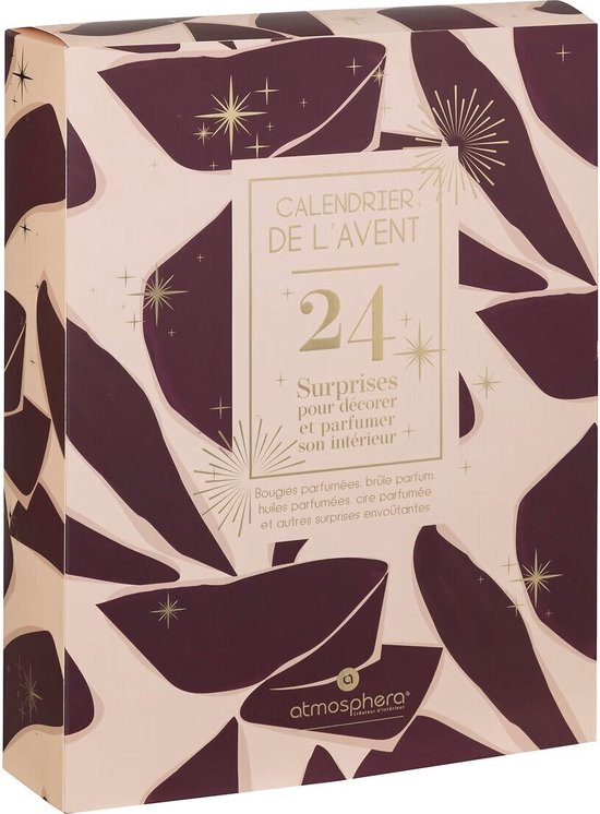 Adventskalender AUTUMN met kaarsen, oliën en een open haard