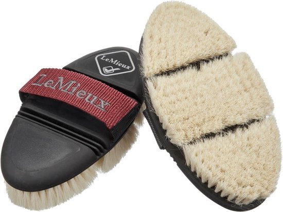 Brosse Demi Et Demi LeMieux Flexi Corps - Poils De Cheval Et Chèvre (neuve)