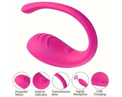Livano Vibrator - Sex Toys - Voor vrouwen - Clitoris Stimulator - Erotiek - Masturbator - Dildo - Krachtig - Reizen - Roze