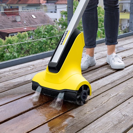 Kärcher PCL 4 Terrasreiniger Set - Rolborstels steen & hout - Lage druk - Roterende borstels - Ideaal voor houten en stenen terrassen van Kärcher — afbeelding 4