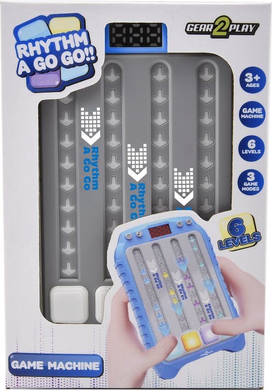 Gear2Play Rhythm a Go Go Gameconsole blauw - Actiespel