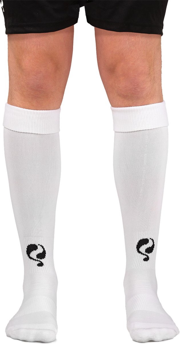 Q1905 Evergreen Voetbalsokken - Wit/Zwart