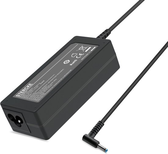 STERCKE Chargeur HP 65W - Convient aux ordinateurs portables HP - 4,5 x 3,0 mm - Adaptateur pour ordinateur portable HP