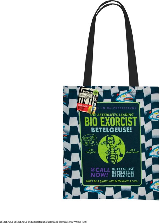 Cinereplicas Beetlejuice 2 - Appelez Beetlejuice Tote Bag / Sac en Tissus