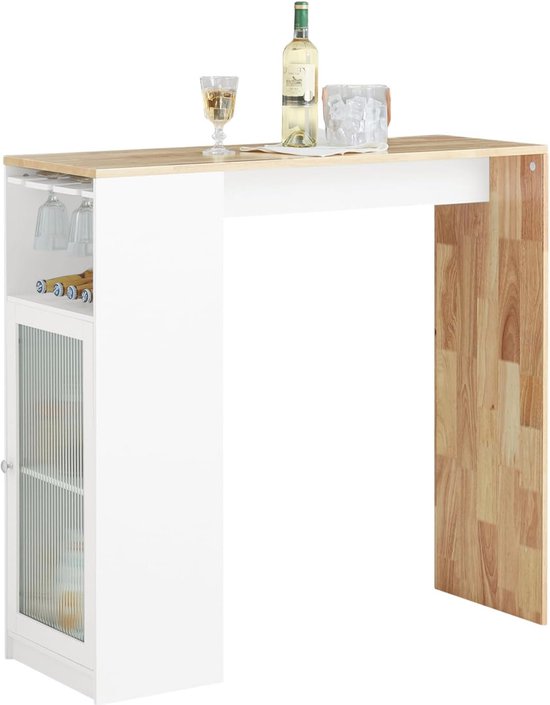 Diagone Eettafel Exit - 136x90x76 cm - Zwart/eikenlook | Leen Bakker