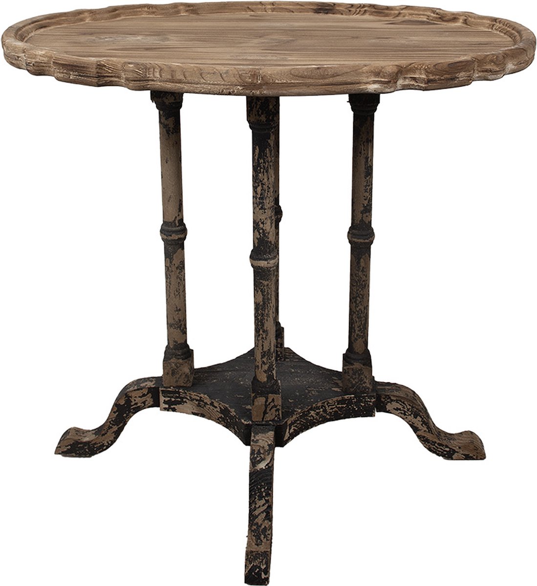 Clayre & Eef Bijzettafel 66x42x64 cm Bruin Hout