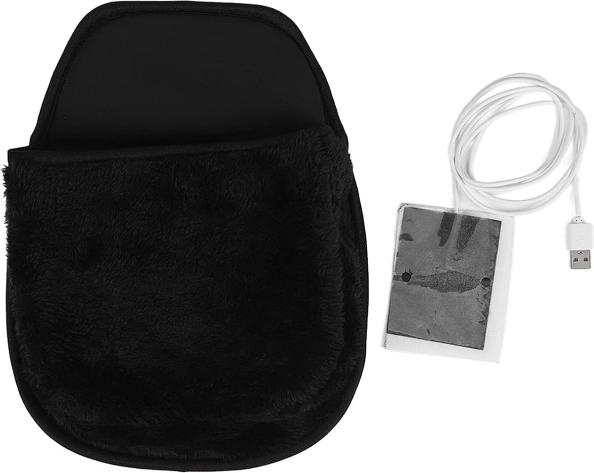 DD® Verwarmde Muismat - Bureau Verwarming - Infrarood Verwarming - 29x22x1cm - Zwart