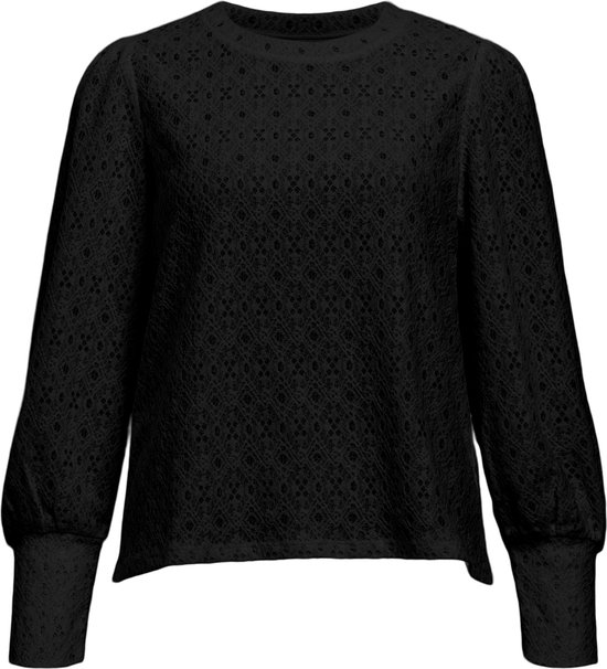 Chemisier Object Objlaila L/s Re Top Div 23046626 Noir Femme Taille - S