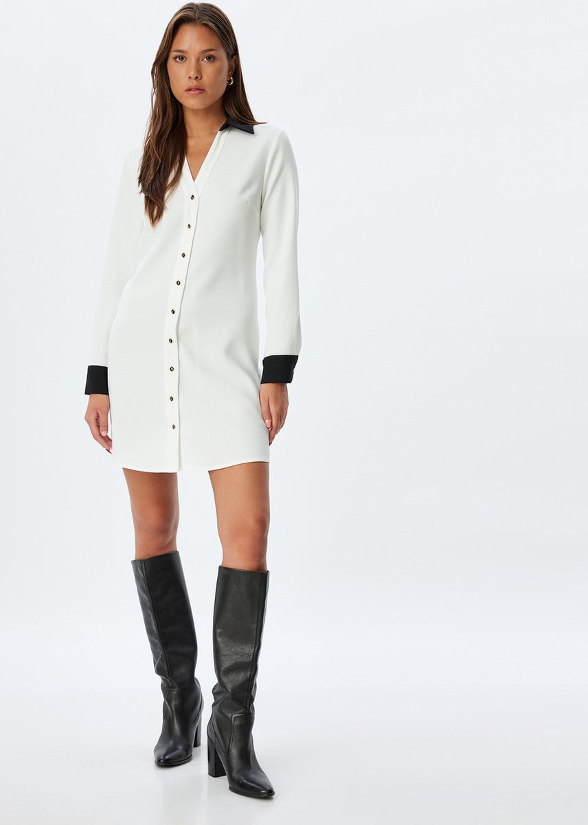 Mini-lengte Button-Down Jurk