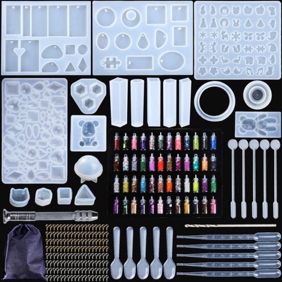 5 PCS vuông khuôn nhựa Silicone tốt tốt Epoxy nhựa đúc khuôn mẫu tự làm hộp tran