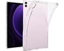 Cazy tablet Hoes geschikt voor Samsung Galaxy Tab S9 / S9 FE / S10 FE / S10 Lite - Siliconen Flexibele Case - Transparant