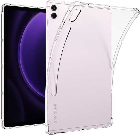 Cazy TPU Cover adapté pour Samsung Galaxy Tab S9 / S9 FE - Transparent