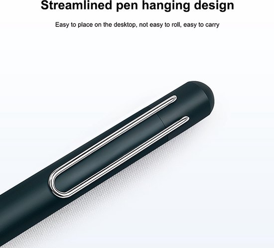 Cazy Universele Stylus Pen / Stylus Pen Tablet - Touchscreen Compatible - Hoogwaardig materiaal - Beeldscherm Vingerafdruk Vrij - 8mm - Zwart van Merkloos — afbeelding 4
