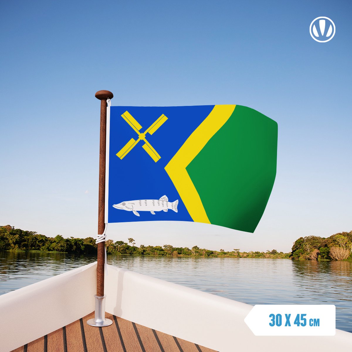 Vlag Schermer 30x45cm