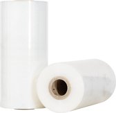 Machinewikkelfolie 17 micron 50 cm x 1815 meter 150% voorrek transparant