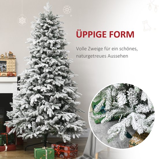 Weihnachtsbaum Mit Kunstschnee