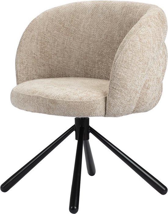 Pole to Pole - Chaise pivotante Pebble - Latte