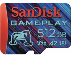 SANDISK microSD Gameplay - 512GB - UHS-I/U3/Full HD/4K UHD