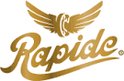 Gouden 'Rapide' logo met vleugels.