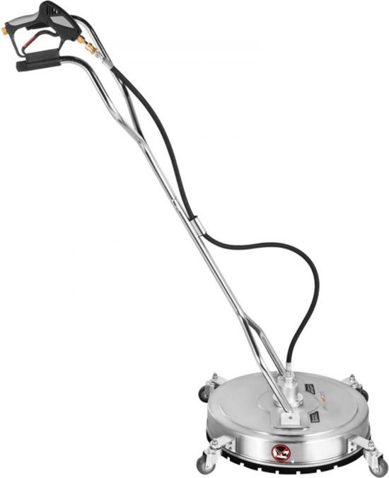 Terrasreiniger - 51cm - RVS - Hogedruk - 2 mondstukken