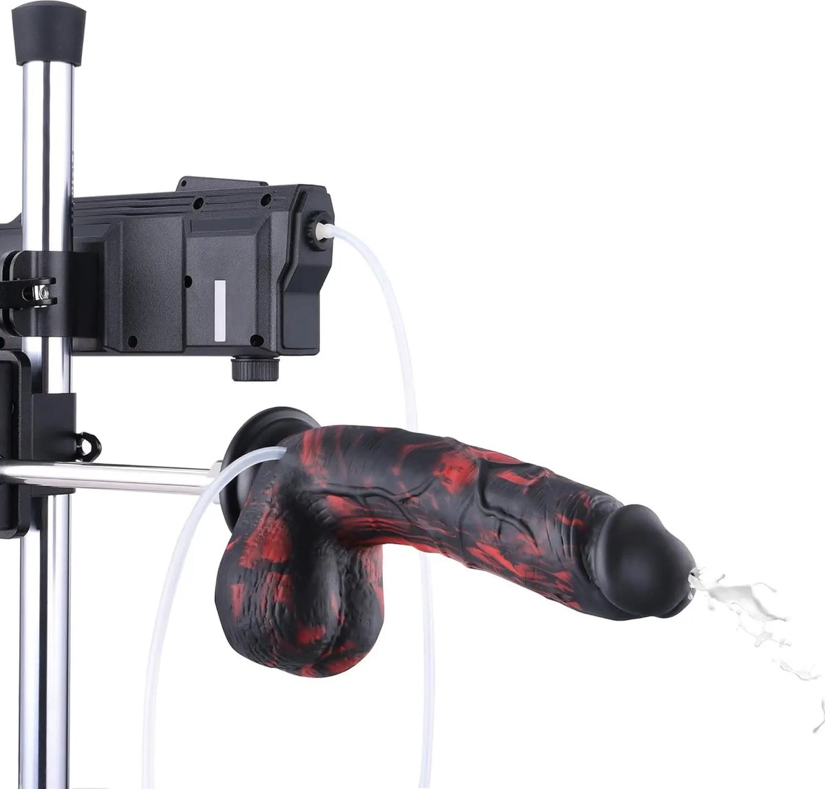 Goedkoopste Spuitende Fantasy Dildo KlicLok® en Zuignap 21 cm inclusief glijmiddel launcher