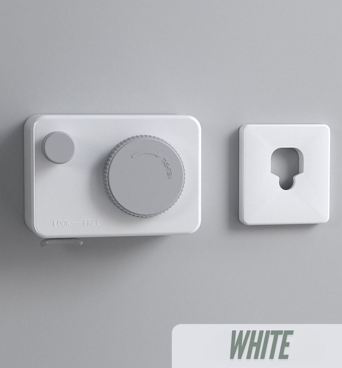 Goedkoopste Waslijn Uittrekbaar 4.2M drooglengte, Retractable Clothesline 4.2M Drying Length, Waslijndraad Met Stalen Kern, Wit