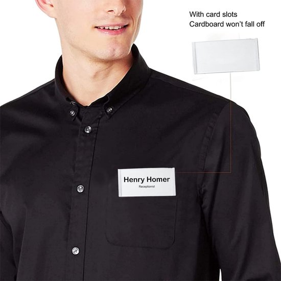 Aluminium naamplaatjes met sterke dubbele magneet professioneel magnetisch naambordje met papiergleuf geanodiseerd gebogen transparant naamplaatje Aluminium naamplaatjes met sterke dubbele magneet professioneel magnetisch naambordje met papiergleuf geanodiseerd gebogen transparant naamplaatje