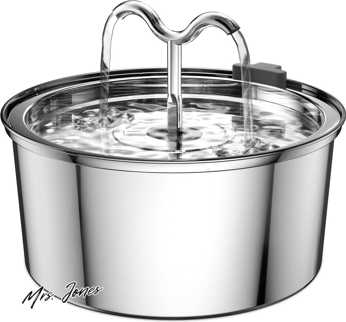 Mrs. Jones Kattenfontein 32 liter roestvrij staal 2 wateruitlaten drinkfontein voor katten en honden – extreem stille waterfontein met spons en koolstoffilter . Mrs. Jones Kattenfontein 32 liter roestvrij staal 2 wateruitlaten drinkfontein voor katten en honden – extreem stille waterfontein met spons en koolstoffilter .