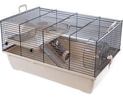 Interzoo Pinky1 Mocca - Hamsterkooi -  50 x 33 x 27 cm