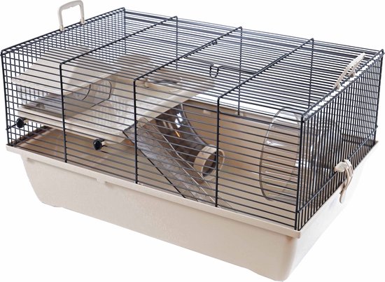 Interzoo Pinky1 Mocca - Hamsterkooi -  50 x 33 x 27 cm