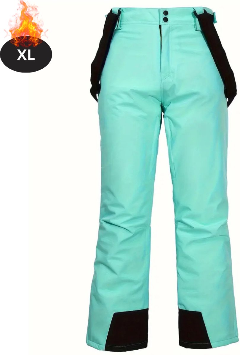 Nivard Skibroek Skipak Snowboard Broek Winterbroek Sneeuwbroek Dames Wintersport Groen
