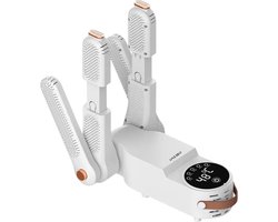 ONEIRO Schoenendroger PRO® Wit - schoenverfrisser - ozone functie - droogfunctie - shoe - dry - fresh