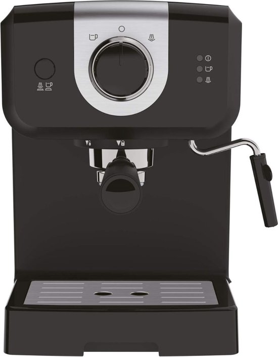 DailySupplies® Espressomachine - Koffiezetapparaat - Koffiemachines - Zwart met Zilver