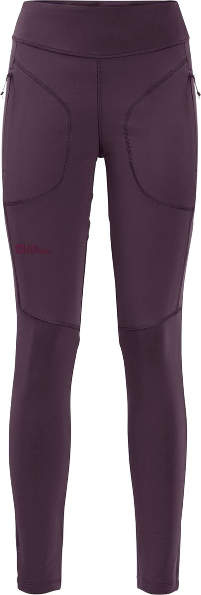 Jack Wolfskin Salmaster Pants W 1507781-2042 Vrouwen Broek Purper