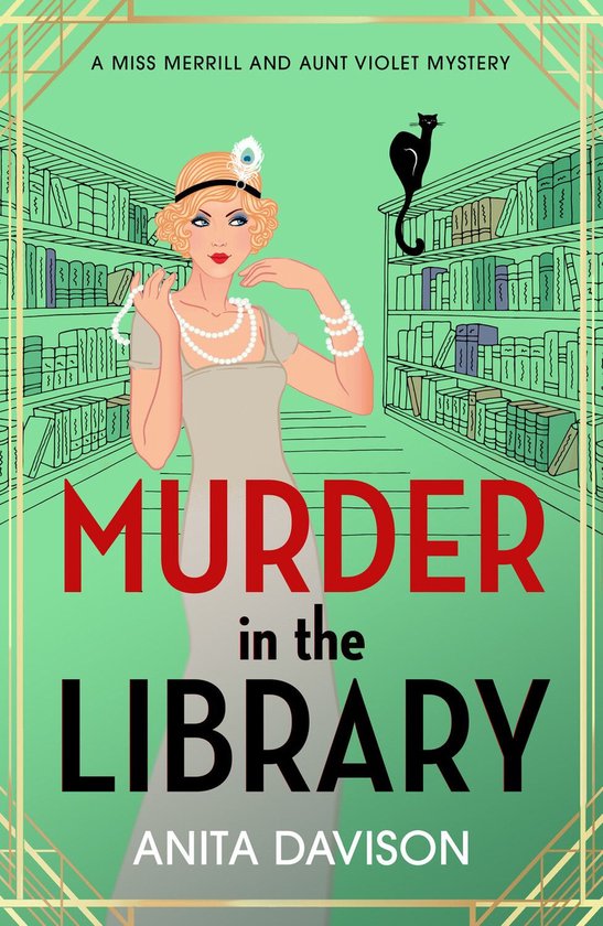 Miss Merrill and Aunt Violet Mysteries 2 - Murder in the Lib ... - cover