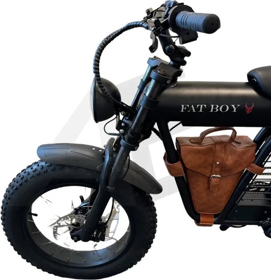 Diablo Fat Boy - Elektrische Fatbike - 20 inch - 250W motor - Actieradius tot 70 km - 7 versnellingen - Hydraulische schijfremmen - 749Wh accu - Zwart — afbeelding 3