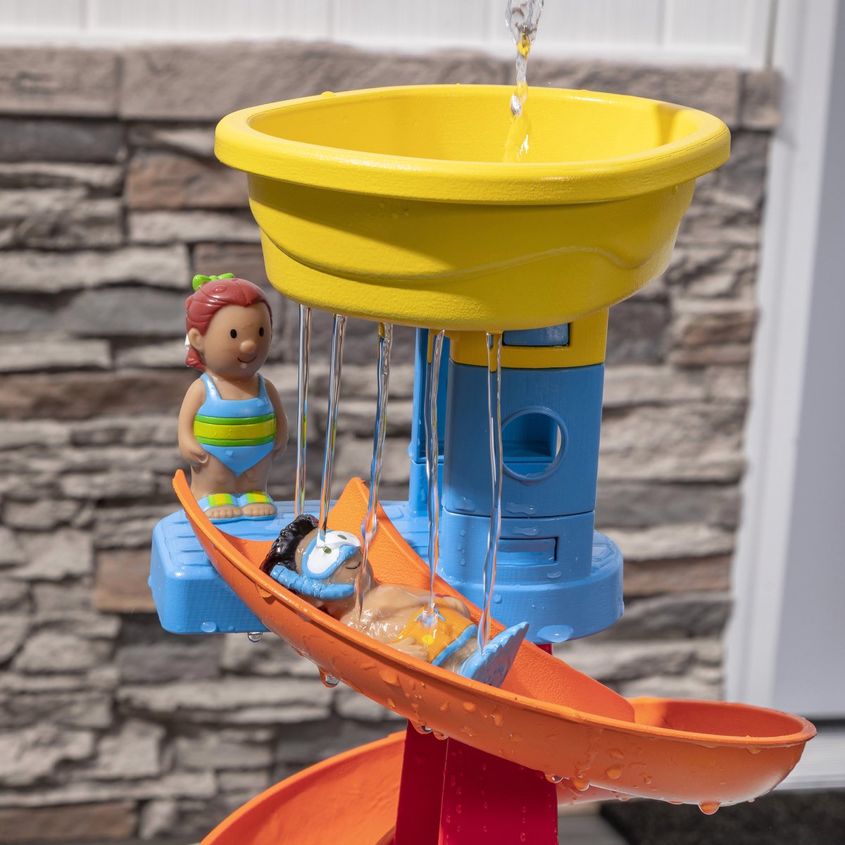 Step2 Spiral Slide Watertafel – Met 13-delige accessoireset - Waterspeelgoed voor kind - Activiteitentafel met water voor de tuin / buiten — afbeelding 13