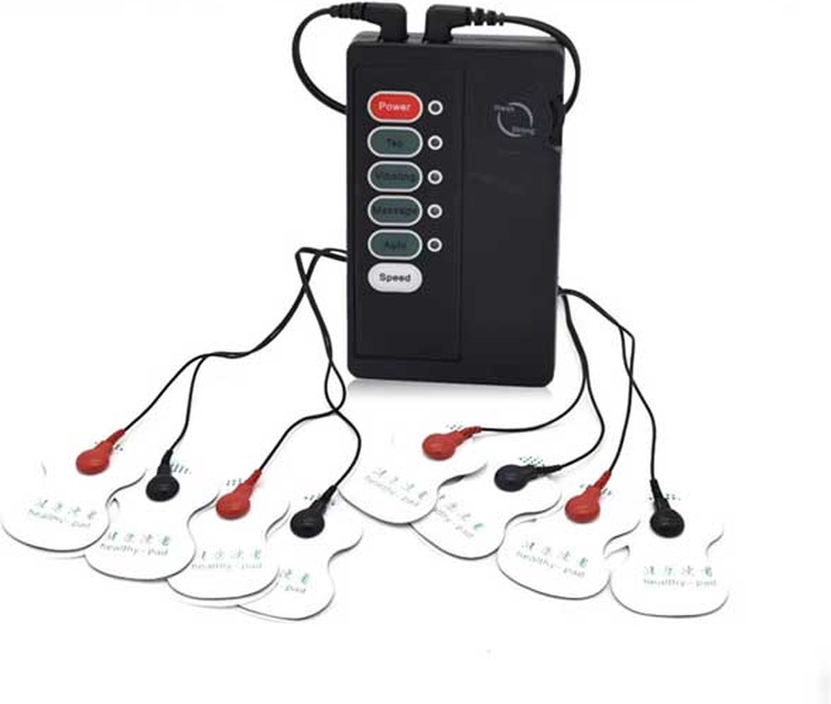Elektrische stimulatie erogene zones - 8 pads - Tepels - Clitoris - Penis - Eikel - Anaal - Stroom - Schok