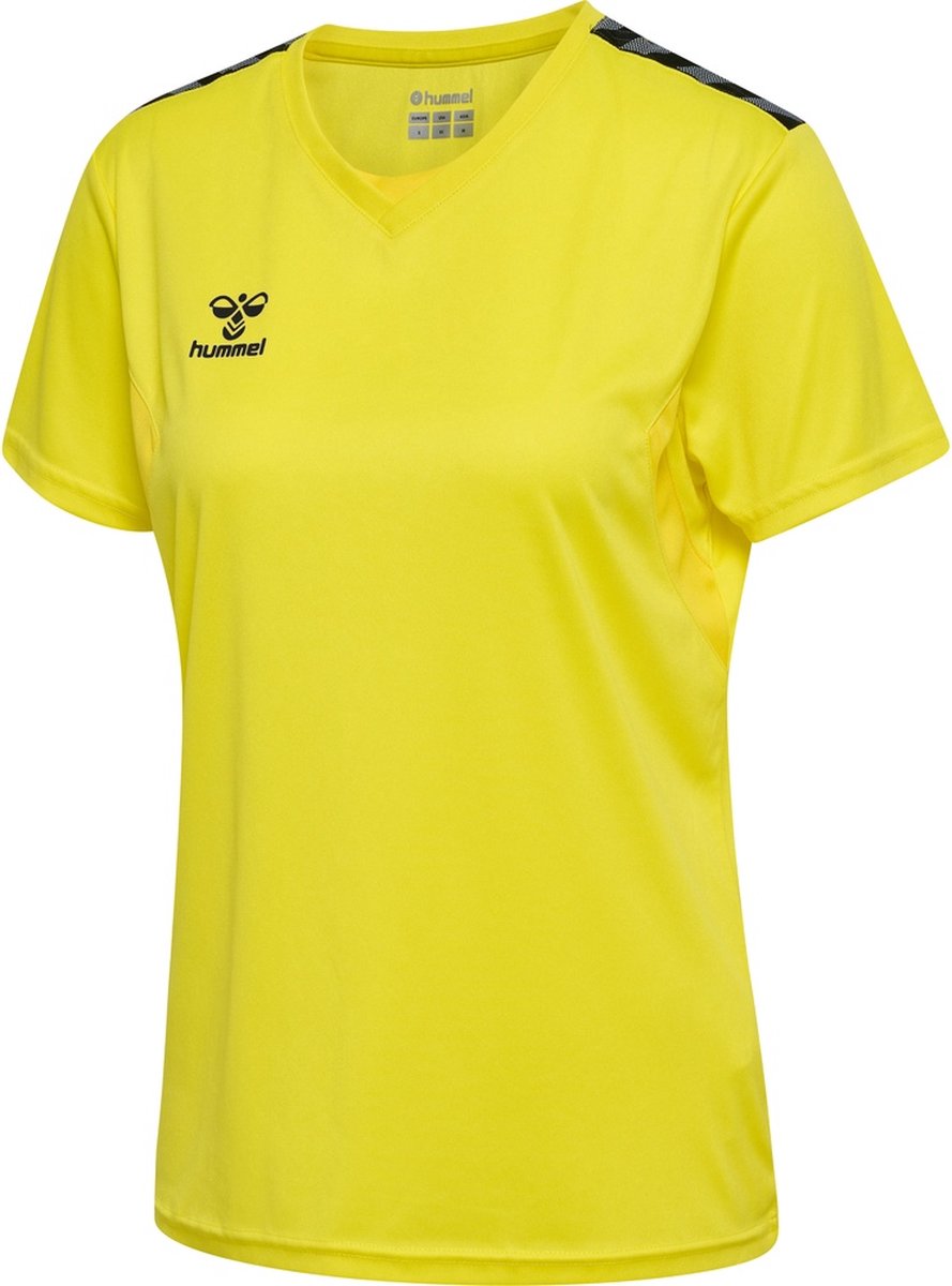 Hummel Damen T-Shirt Hmlauthentic Pl Jersey S/S Woman Blazing Yellow-XXL
