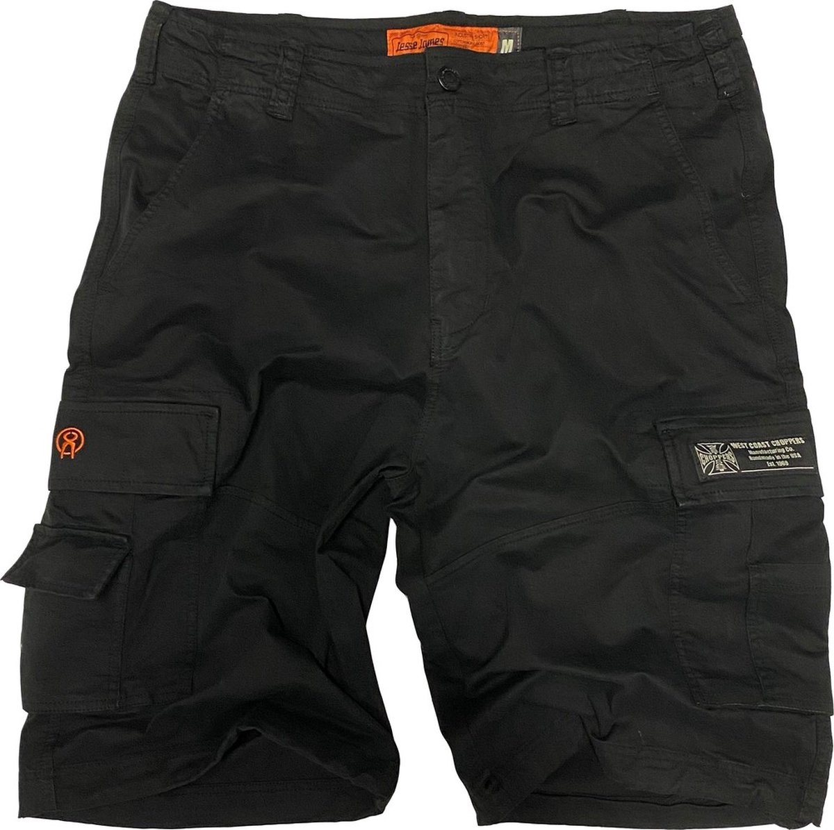 West Coast Choppers WCC CFL Cargo Short- Vintage Black Heren Shorts - zwart - 3XL