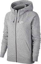 Nike Sportswear Essential Hoodie Full Zip Fleece Dames Vest - Maat S