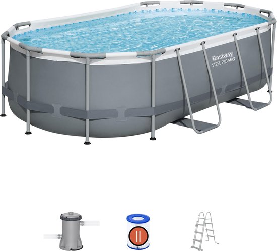 Bestway Steel Pro MAX bovengrondse zwembadset 427 cm