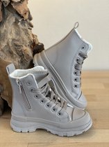 Gevoerde laars Khaki