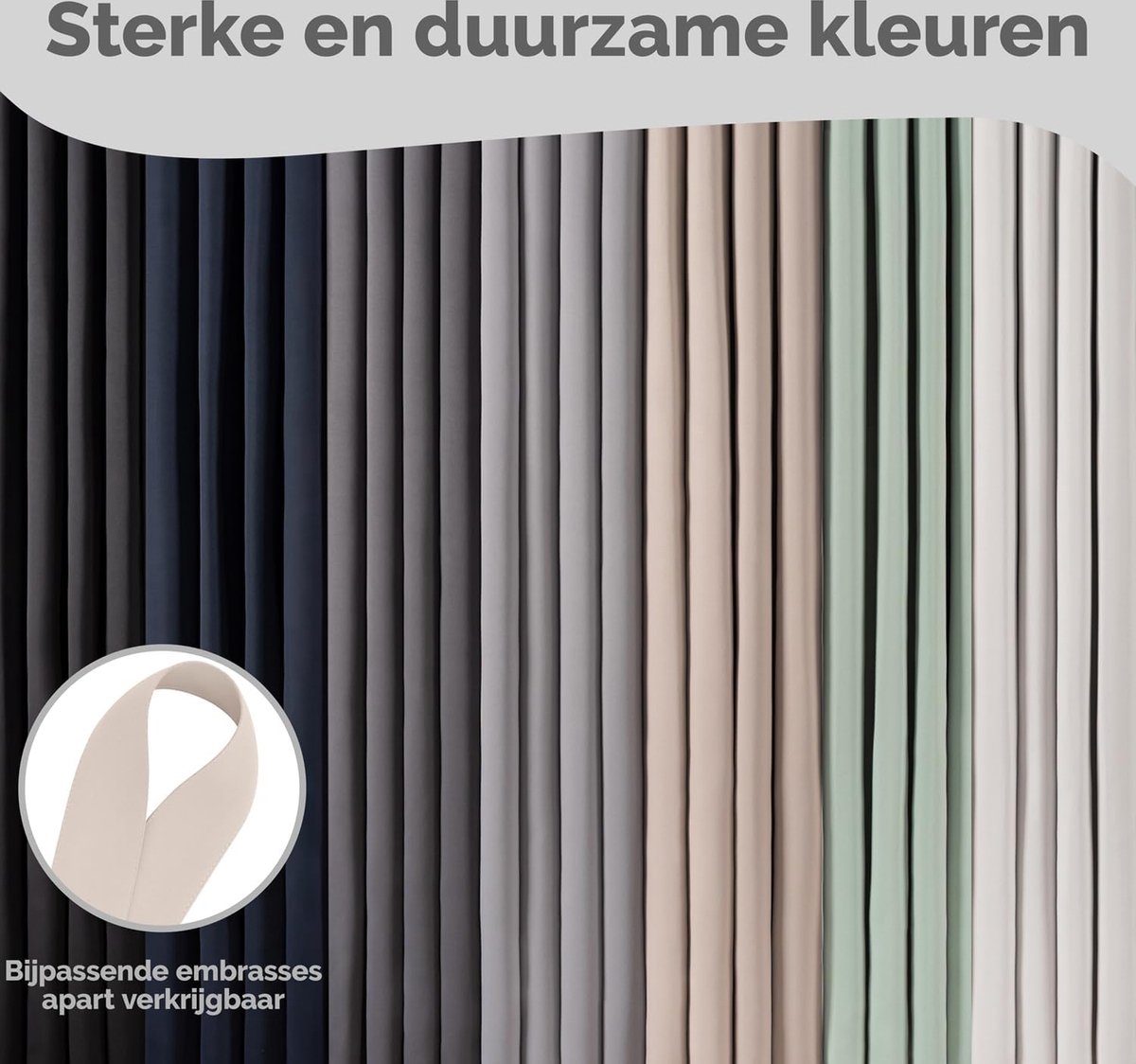 ED ENJOY HOME Verduisteringsgordijn met zilveren oogjes, grijs, grote breedte, 300 x 240 cm, 100% polyester, Oeko-Tex-gecertificeerde stof, zoethoutcollectie