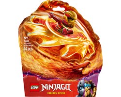 foto van LEGO NINJAGO Kai's Spinjitzu drakenspinner actie - 71823