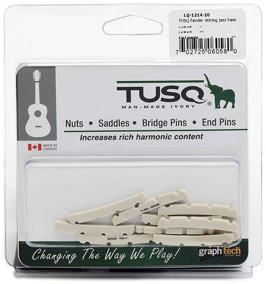 Graph Tech LQ-1214-10 10-pack elektrische basstools voor Fender Jazz Bass