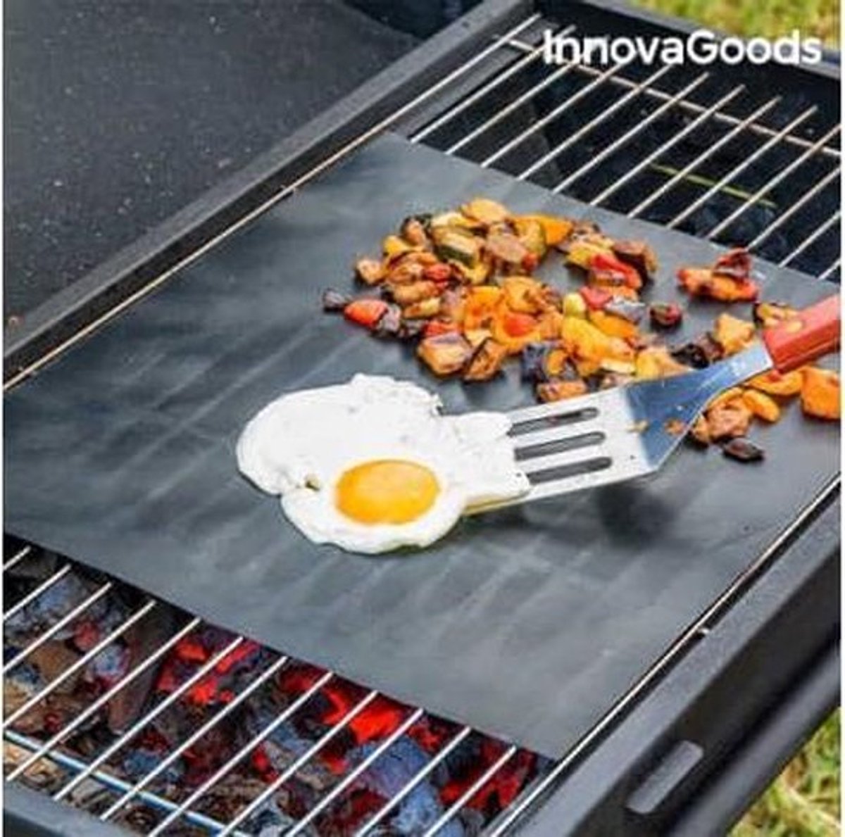 KitchenBrothers Elektrische BBQ - met Grillplaat - Anti-aanbaklaag